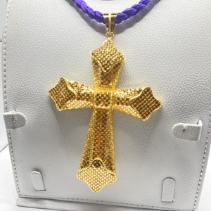  21k habesha gold cross 45g meskel