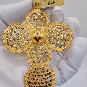  Gold 21kt cross