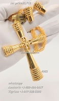  Gold 21kt  Charm cross